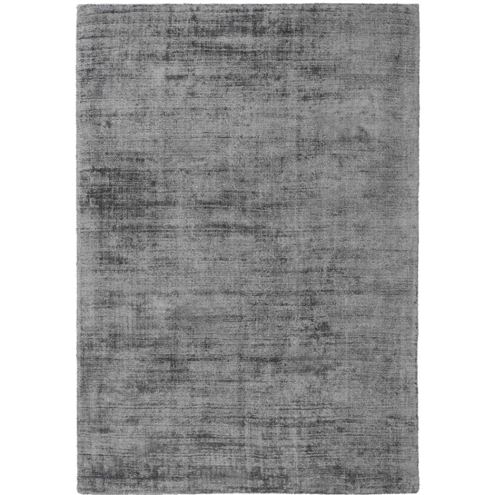 Wohnen Teppiche*Handgewebter Kurzflor-Teppich in Grau und Anthrazit - Antiq