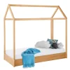 Kinder Wohnen Haus Form Kinderbett 90x200 cm - Oktay
