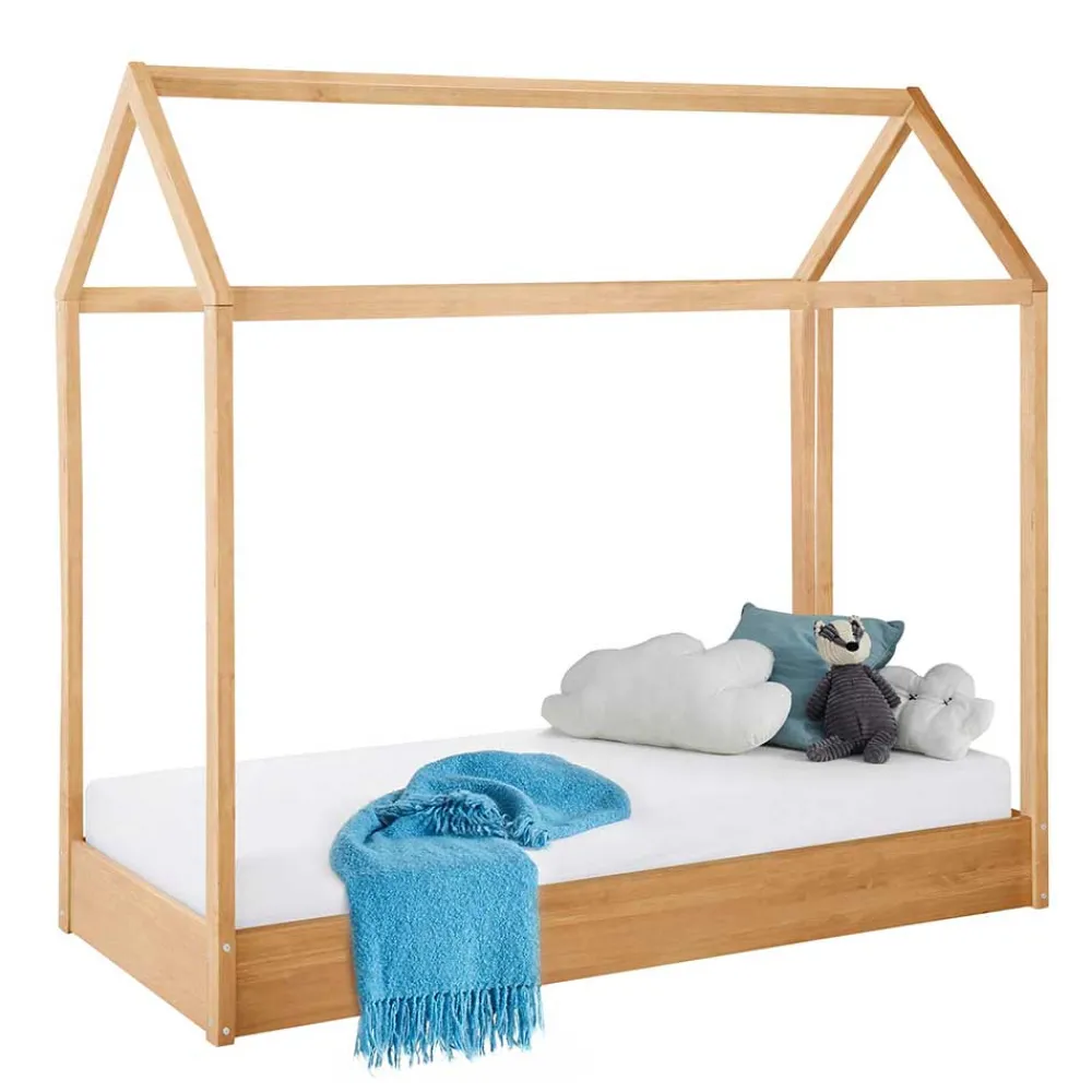 Kinder Wohnen Haus Form Kinderbett 90x200 cm - Oktay