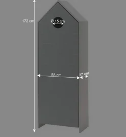 Wohnen Kinderkleiderschränke|Kindermöbel*Haus Kleiderschränke & Regal für Kinder - Indefiva (dreiteilig)