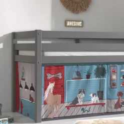 Kinder Wohnen Haustier Laden Abenteuerbett als Hochbett - Venisavo