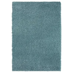 Wohnen Teppiche*Hellblauer Teppich mit hohem Flor - Saracan