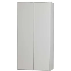 Wohnen Naturholzmöbel|Massivholzmöbel*Hellgrauer Kleiderschrank in modernem Design - Bai