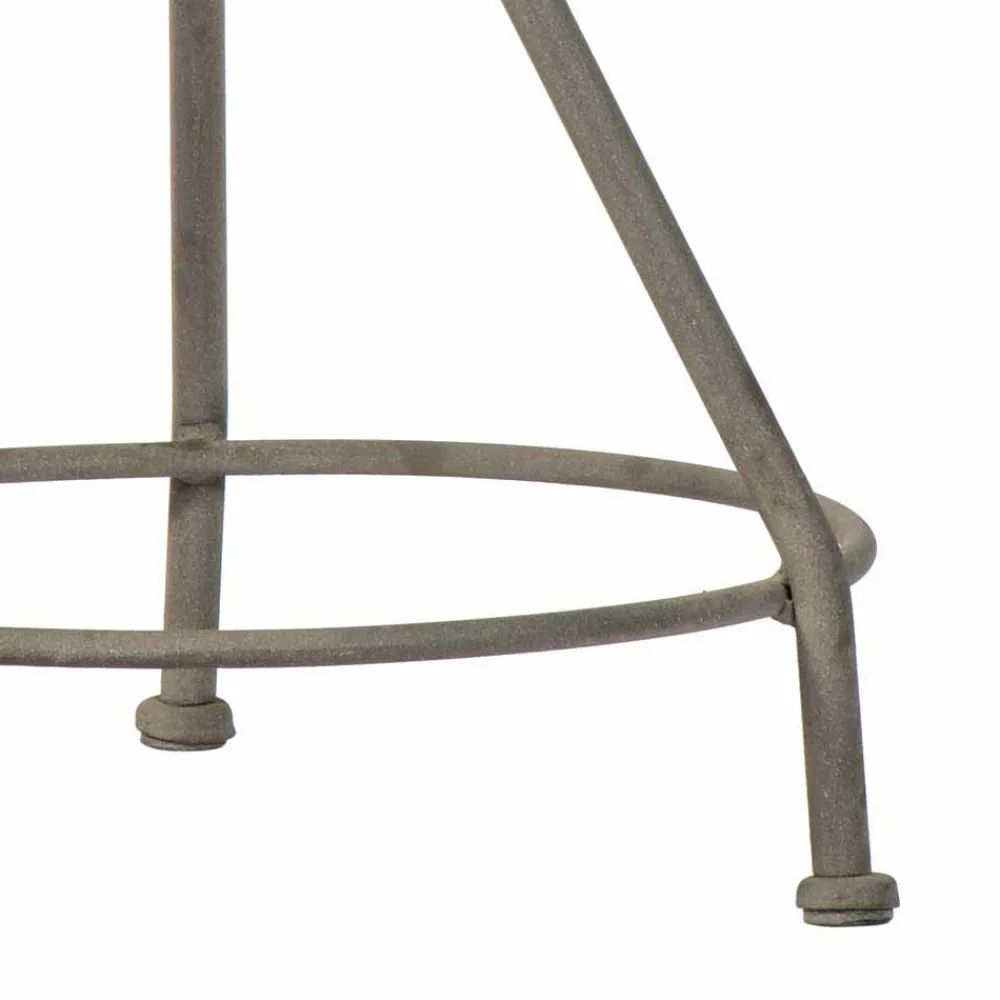 Wohnen Höhenverstellbarer Arbeitshocker Ashvills aus Altholz Pinie