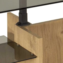 Wohnen Höhenverstellbarer Couchtisch aus Parasolglas - Bonifazio