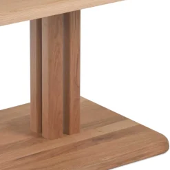 Wohnen Massivholzmöbel|Tische*Höhenverstellbarer Couchtisch aus Wildeiche Bianco - Cary