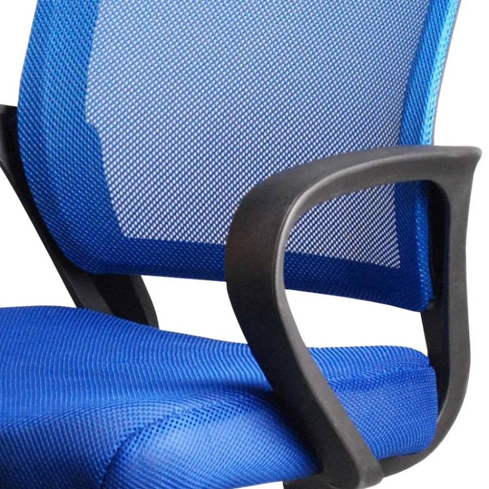 Wohnen Höhenverstellbarer Drehstuhl mit Armlehnen - Zurian