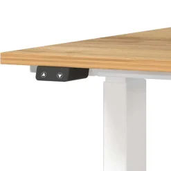 Wohnen Weiße Möbel|Bürotische*Höhenverstellbarer Officetisch elektrisch - Stellario