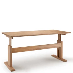 Wohnen Naturholzmöbel|Tische*Höhenverstellbarer Schreibtisch aus Wildeiche - Rosenna