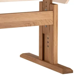 Wohnen Naturholzmöbel|Tische*Höhenverstellbarer Schreibtisch aus Wildeiche - Rosenna