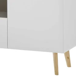 Wohnen Vitrinen|Wohnzimmer-Vitrinen*Highboard mit Glas im Skandi Design - Ginko