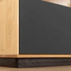 Wohnen Highboard Vitrine aus Eiche und Glas - Masicuri