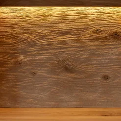 Wohnen Highboard Vitrine aus Eiche und Glas - Masicuri