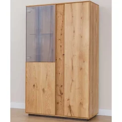 Wohnen Vitrinen|Wohnzimmer-Vitrinen*Highboard Vitrine mit LED Beleuchtung - Cocondar