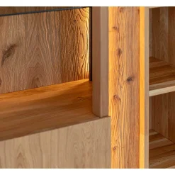 Wohnen Vitrinen|Wohnzimmer-Vitrinen*Highboard Vitrine mit LED Beleuchtung - Cocondar