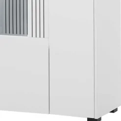 Wohnen Küchenschränke|Vitrinen*Highboard-Vitrine in Weiß - Dualkos