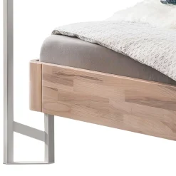 Wohnen Weiße Möbel|Naturholzmöbel*Himmelbett aus Kernesche und Eisen - Capella