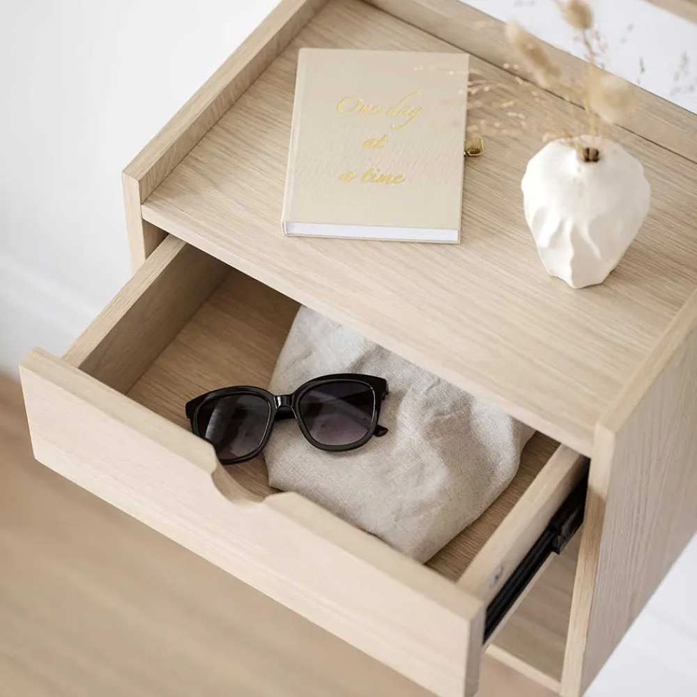 Wohnen Hänge Kommode mit Schublade & Fach - Pluta