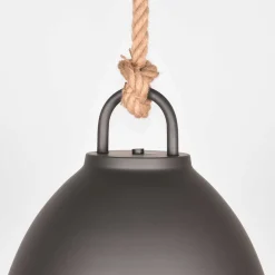 Wohnen Lampen & Leuchten*Hänge Lampe mit Stahlschirm mit Gitter - Ruvania