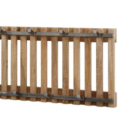 Wohnen Garderoben|Garderoben*Hängegarderobe in Mangoholz Sandfarben - Imparacta