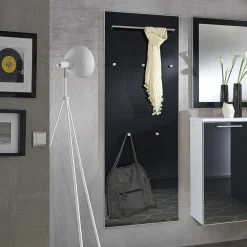 Wohnen Hängegarderobe Liotra in Anthrazit