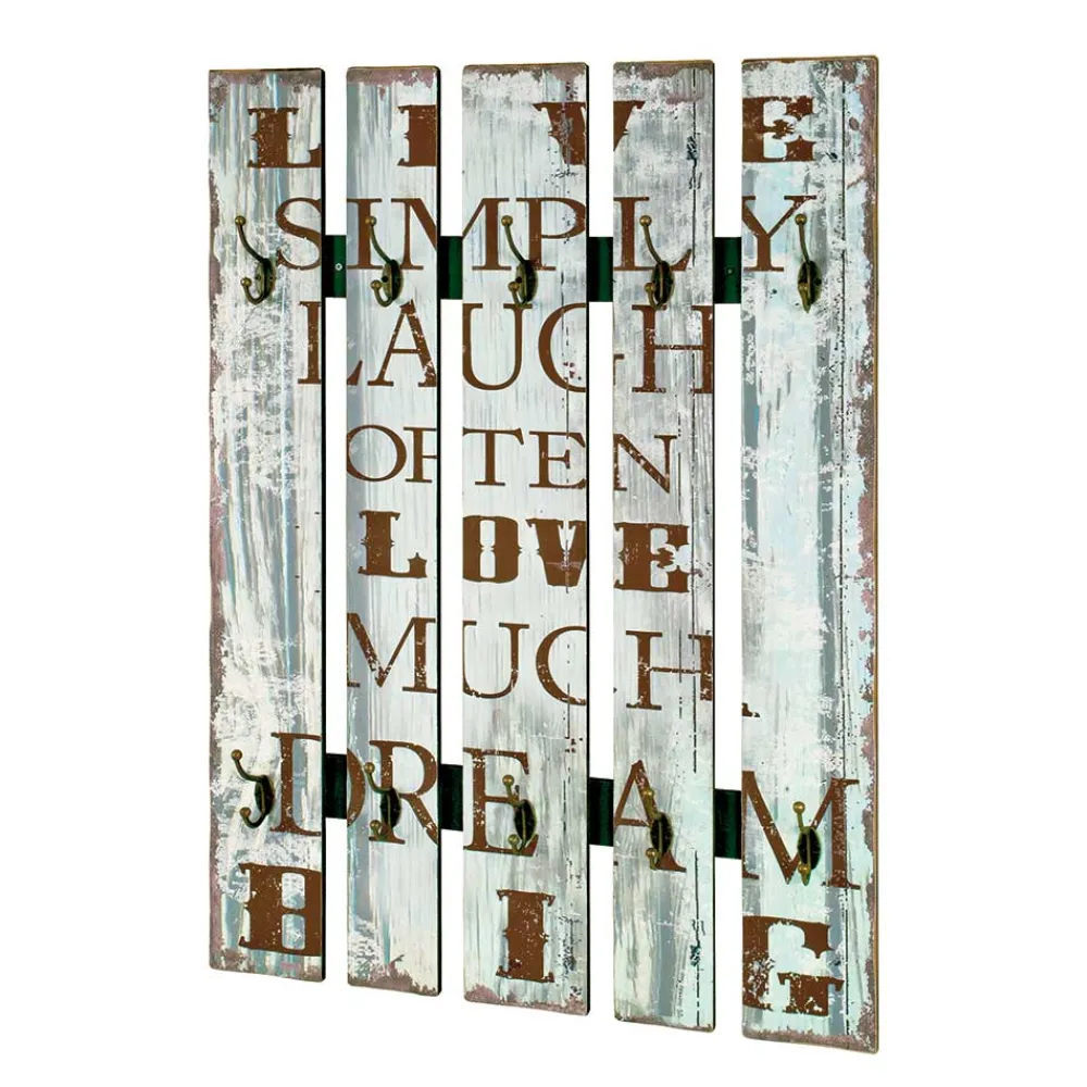 Wohnen Vintage Möbel*Hängegarderobe Ranito mit Spruch