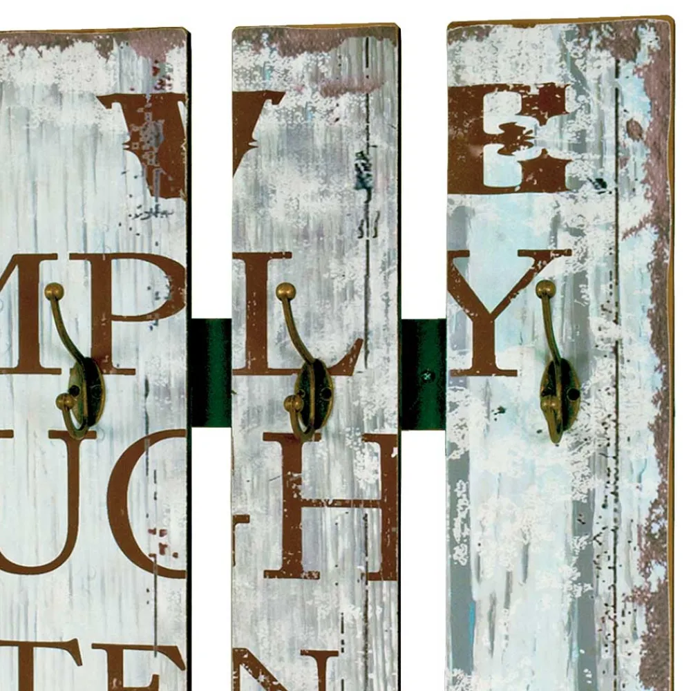 Wohnen Vintage Möbel*Hängegarderobe Ranito mit Spruch