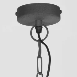 Wohnen Lampen & Leuchten*Hängelampe aus grauem Metall - Stroy