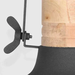 Wohnen Lampen & Leuchten*Hängelampe aus grauem Metall - Stroy