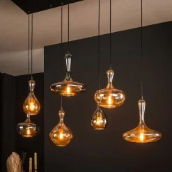 Wohnen Lampen & Leuchten*Hängelampe mit 7 verschiedenen Schirmen - Venture