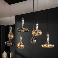 Wohnen Lampen & Leuchten*Hängelampe mit 7 verschiedenen Schirmen - Venture