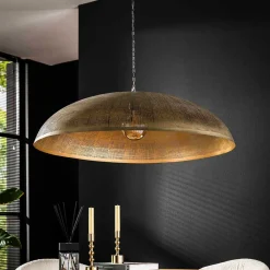 Wohnen Hängelampe mit rundem Schirm - Marin