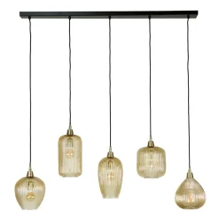 Wohnen Lampen & Leuchten*Hängelampe mit verschieden geformten Schirmen - Jonathan