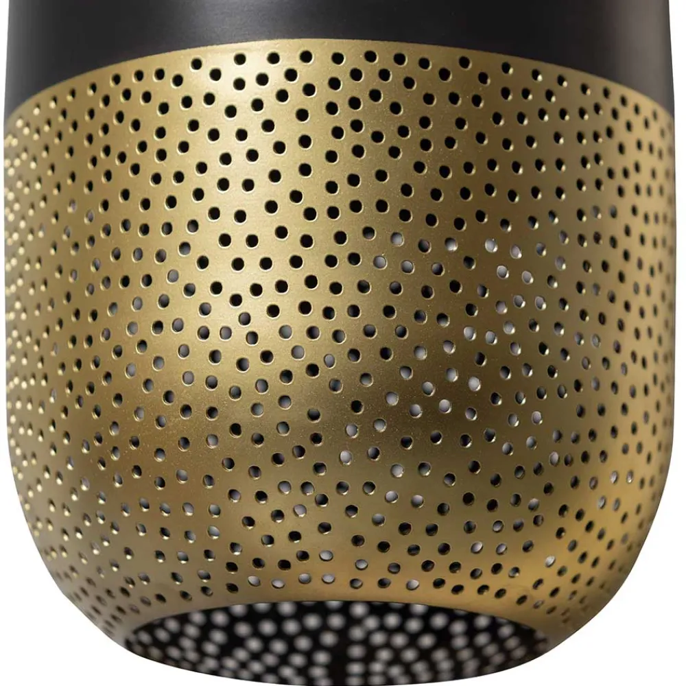 Wohnen Lampen & Leuchten*Hängelampen in Schwarz & Messing - Dirava (2er Set)