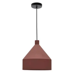 Wohnen Lampen & Leuchten*Hängeleuchte in Terracotta Metall - Kerbea
