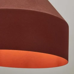Wohnen Lampen & Leuchten*Hängeleuchte in Terracotta Metall - Kerbea