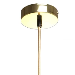 Wohnen Lampen & Leuchten*Hängeleuchte mit Design Glas Schirm - Vladgo