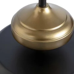 Wohnen Hängeleuchten in Schwarz & Messing - Rujona (2er Set)