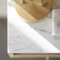 Wohnen Skandinavische Möbel|Sideboards & Kommoden*Hänge-Nachtkommode in Eiche White Wash - Loppa