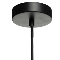 Wohnen Lampen & Leuchten*Hängende Designlampe aus Glas in Grau - Cavan