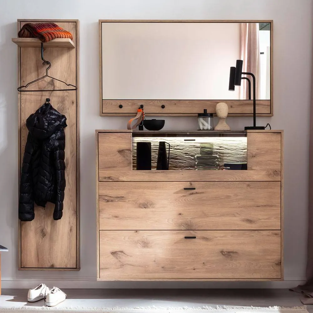 Wohnen Hängende Dielenmöbel im Set - Vapposia (dreiteilig)