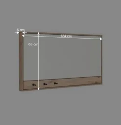 Wohnen Hängende Dielenmöbel im Set - Vapposia (dreiteilig)