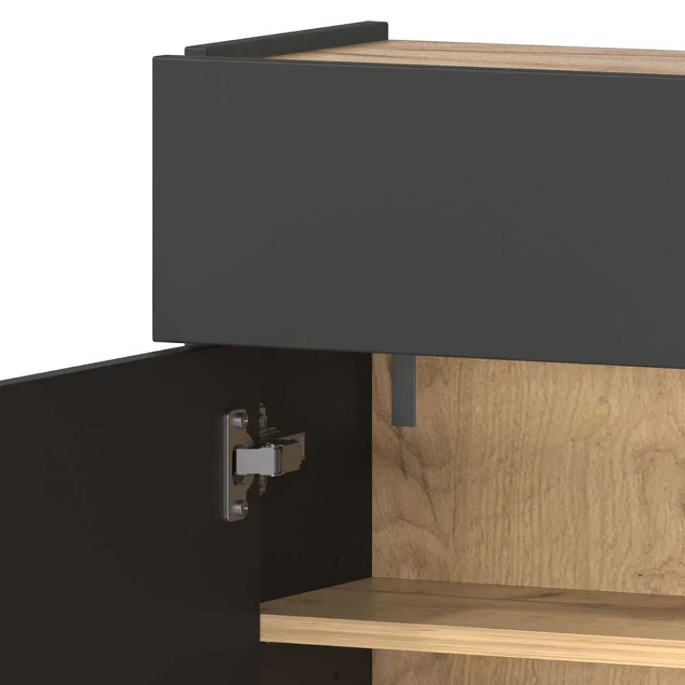 Wohnen Garderoben|Garderoben*Hängende Flurkommode & Spiegel - Sidgarus (zweiteilig)