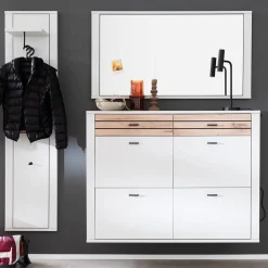 Wohnen Hängende Flurmöbel als Set - Ballina (dreiteilig)