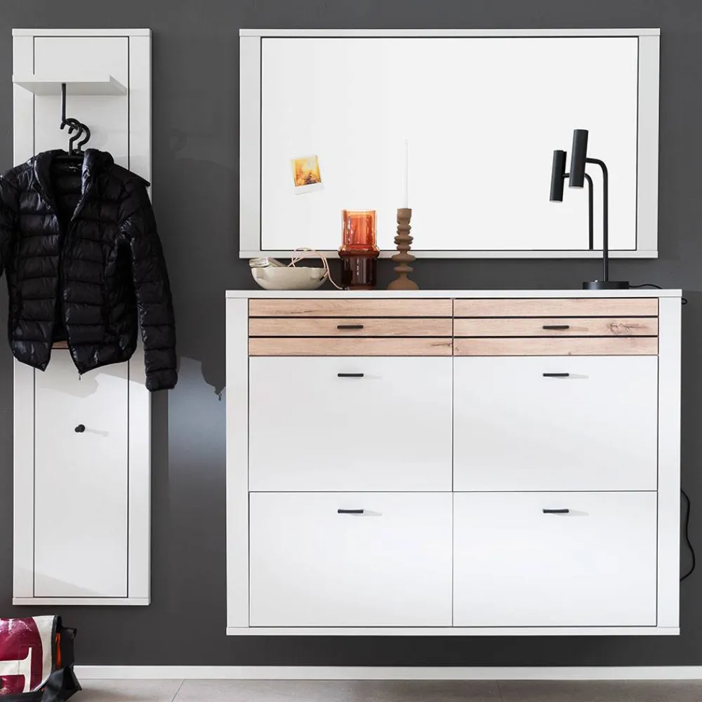 Wohnen Hängende Flurmöbel als Set - Ballina (dreiteilig)