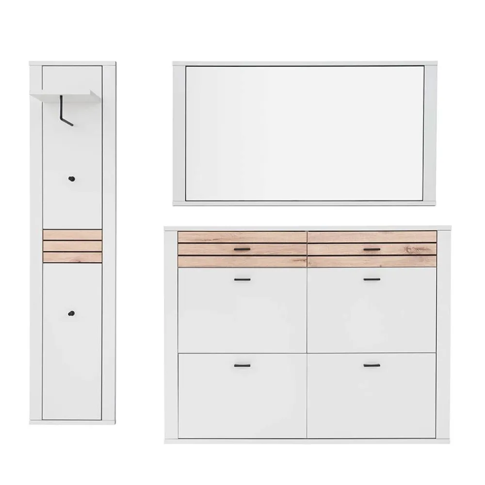 Wohnen Hängende Flurmöbel als Set - Ballina (dreiteilig)