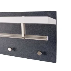 Wohnen Hängende Garderobe Anin in Weiß Grau