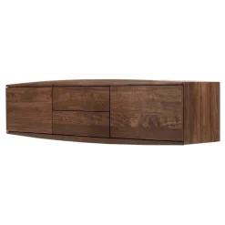 Wohnen Hängende Kommode aus Nussbaum Massivholz - Amelie