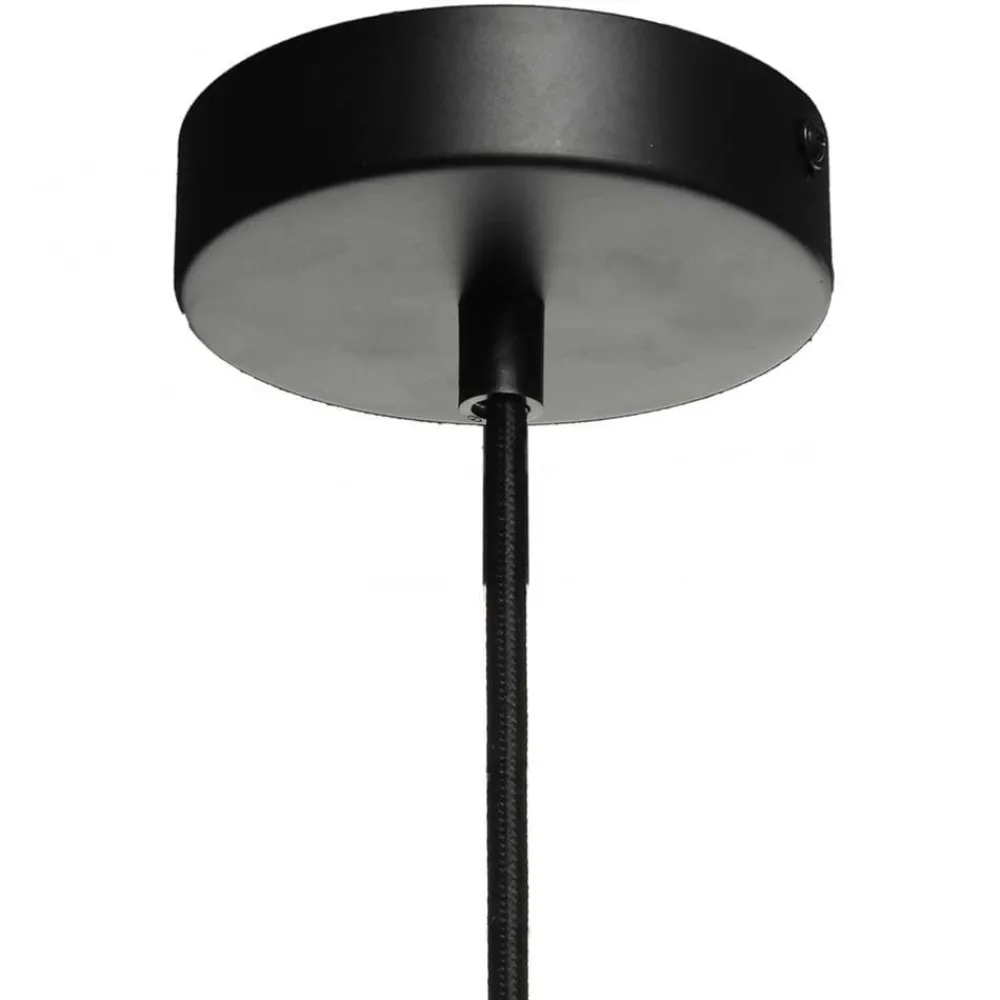 Wohnen Hängende Lampe in Grau Glasschirm - Rodena