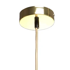 Wohnen Lampen & Leuchten*Hängende Leuchte mit Designschirm aus Glas - Drinidad